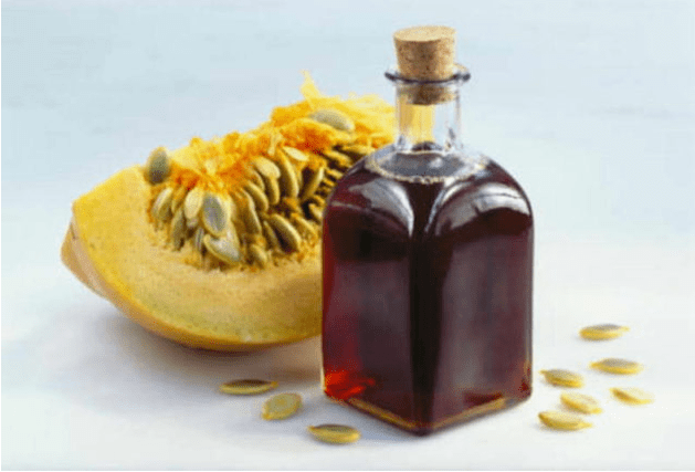 Pumpkin oil from the worms